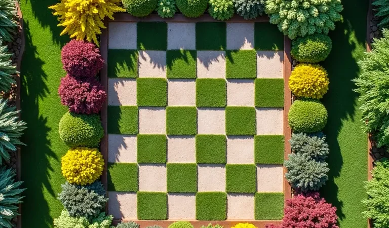 Il Giardino degli Scacchi Viventi: Progettare Aiuole con Piante a Scacchi per un Effetto Visivo Unico