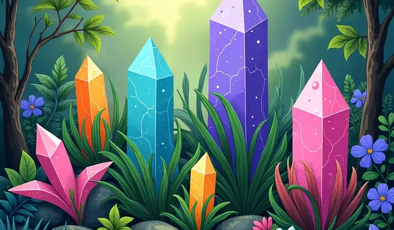 Giardinaggio e Gemmologia: Coltivare Piante che Ospitano Cristalli Naturali