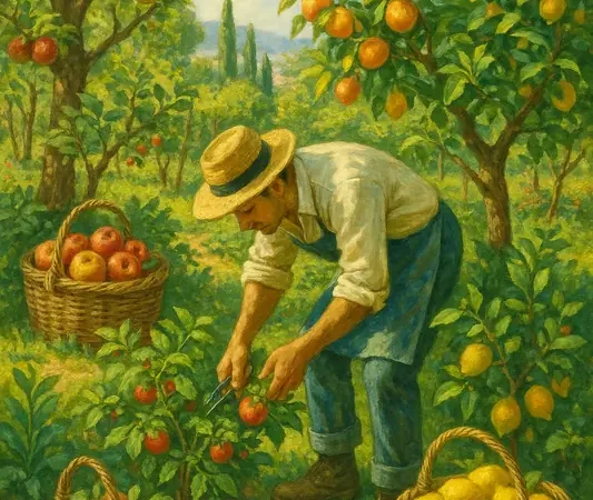 Coltivare Alberi da Frutto in Giardino: Consigli Pratici per una Raccolta Felice e Sostenibile